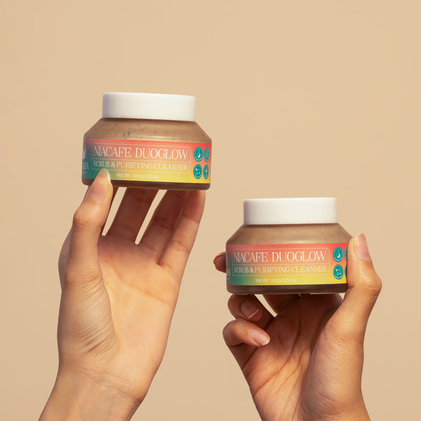 NiaCafé Duo Glow Scrub & Purifying Cleanser