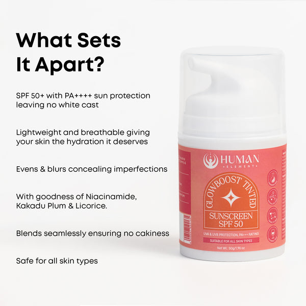 Glowboost Tinted Sunscreen SPF 50
