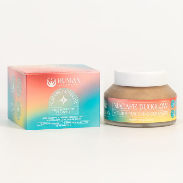 NiaCafé Duo Glow Scrub & Purifying Cleanser