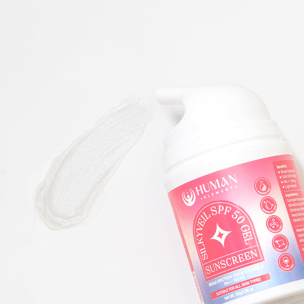 SilkyVeil SPF 50 Gel Sunscreen